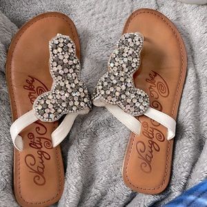 Sandals good as new! Just to big for me